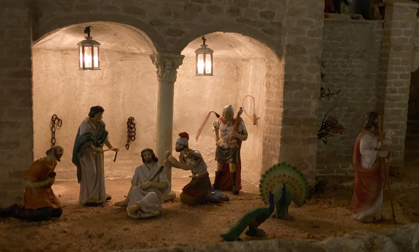 FADEDA Milchkanne groß / Höhe:4 cm / handbemalt / detailgetreue Krippen Figuren - Weihnachten Tisch Dekoration Krippe Zubehör