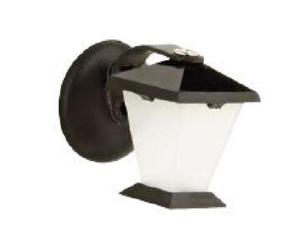 FADEDA LED Wandlaterne mit Befestigungssockel hängend, LxBxH in mm: 20x20x30. Für Krippen, Miniatur-, Hobby- und Modellbau, Puppenhauszubehör u. Modelleisenbahn.