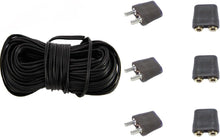 FADEDA Krippen, Weihnachtskrippen-Zubehör-Set 5m Kabel, 3 Stecker und 3 Steckverbindungen für 3,5-12 V Beleuchtung 7 Stück