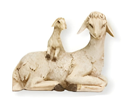 13x FADEDA Krippenfiguren   / Höhe:10 cm / handbemalt / detailgetreue Krippen Figuren - Weihnachten Tisch Dekoration Krippe Zubehör