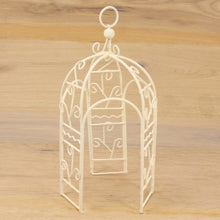FADEDA Pavillon, weiß  / Höhe:20 cm / handbemalt / detailgetreue Krippen Figuren - Weihnachten Tisch Dekoration Krippe Zubehör