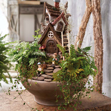 FADEDA Baumhaus groß  / Höhe:31 cm / handbemalt / detailgetreue Krippen Figuren - Weihnachten Tisch Dekoration Krippe Zubehör