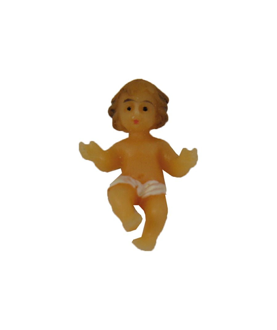 FADEDA Jesuskind  / Höhe:2 cm / handbemalt / detailgetreue Krippen Figuren - Weihnachten Tisch Dekoration Krippe Zubehör