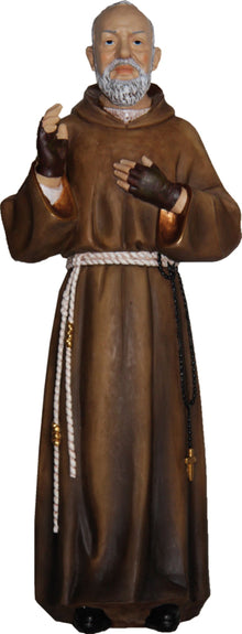 FADEDA Pater Pio / Höhe:31 cm / handbemalt / detailgetreue Krippen Figuren - Weihnachten Tisch Dekoration Krippe Zubehör