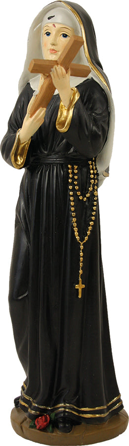 FADEDA Hlg. Rita  / Höhe:21 cm / handbemalt / detailgetreue Krippen Figuren - Weihnachten Tisch Dekoration Krippe Zubehör