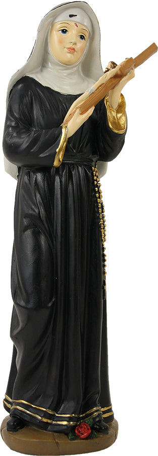 FADEDA Hlg. Rita  / Höhe:21 cm / handbemalt / detailgetreue Krippen Figuren - Weihnachten Tisch Dekoration Krippe Zubehör