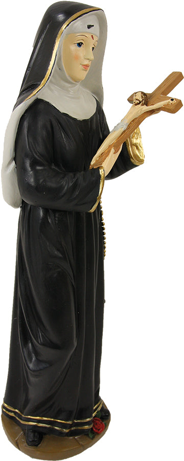 FADEDA Hlg. Rita  / Höhe:21 cm / handbemalt / detailgetreue Krippen Figuren - Weihnachten Tisch Dekoration Krippe Zubehör