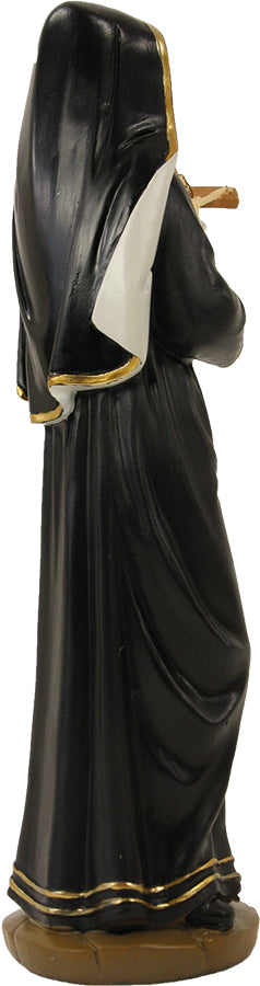 FADEDA Hlg. Rita  / Höhe:21 cm / handbemalt / detailgetreue Krippen Figuren - Weihnachten Tisch Dekoration Krippe Zubehör