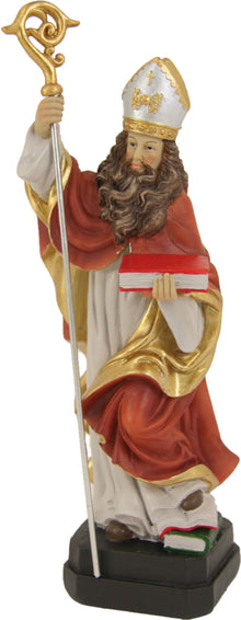 FADEDA Hlg. Bischof  / Höhe:31 cm / handbemalt / detailgetreue Krippen Figuren - Weihnachten Tisch Dekoration Krippe Zubehör
