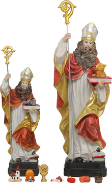 FADEDA 3 Äpfel -  Hlg. Nikolaus von Myra  / Höhe:2 cm / handbemalt / detailgetreue Krippen Figuren - Weihnachten Tisch Dekoration Krippe Zubehör