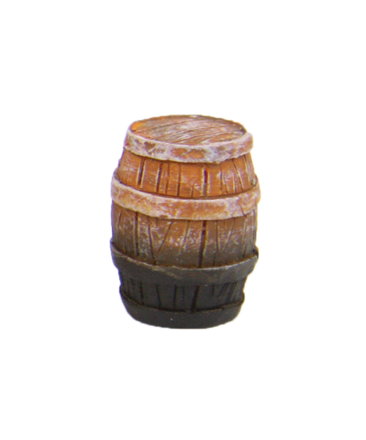 FADEDA Weinfass –Hlg. Rupert  / Höhe:2 cm / handbemalt / detailgetreue Krippen Figuren - Weihnachten Tisch Dekoration Krippe Zubehör