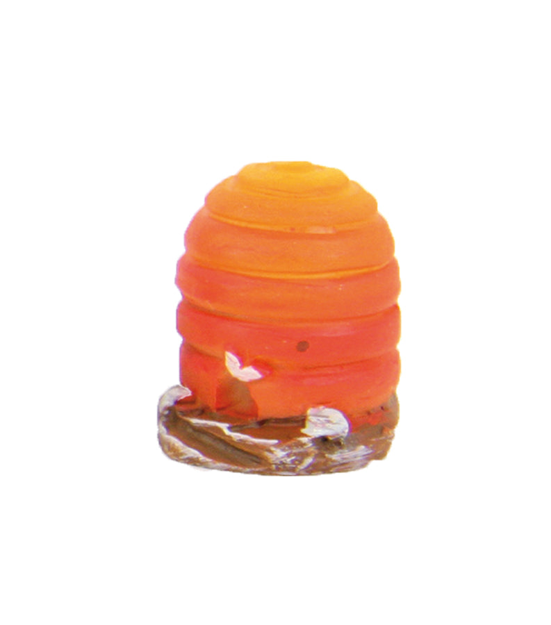 FADEDA Bienenkorb – Hlg. Ambrosius / Höhe:2 cm / handbemalt / detailgetreue Krippen Figuren - Weihnachten Tisch Dekoration Krippe Zubehör