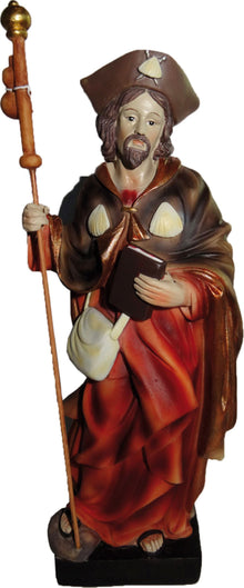 FADEDA Hlg. Jakobus  / Höhe:6 cm / handbemalt / detailgetreue Krippen Figuren - Weihnachten Tisch Dekoration Krippe Zubehör