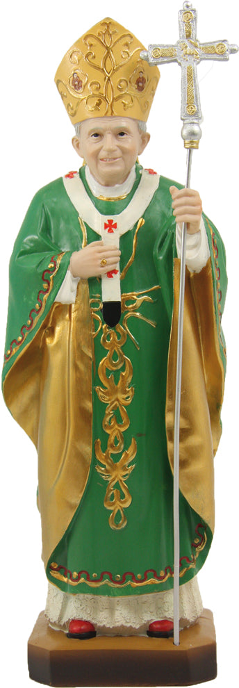 FADEDA Papst Benedikt XVI.  / Höhe:30 cm / handbemalt / detailgetreue Krippen Figuren - Weihnachten Tisch Dekoration Krippe Zubehör