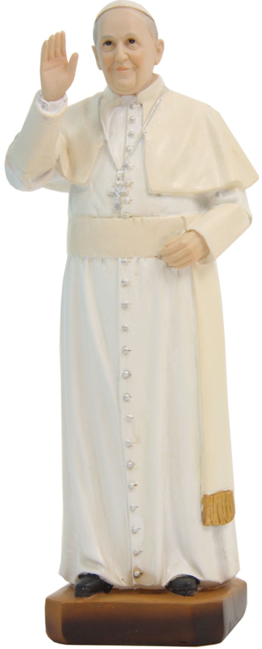 FADEDA Papst Franziskus I.  / Höhe:14 cm / handbemalt / detailgetreue Krippen Figuren - Weihnachten Tisch Dekoration Krippe Zubehör