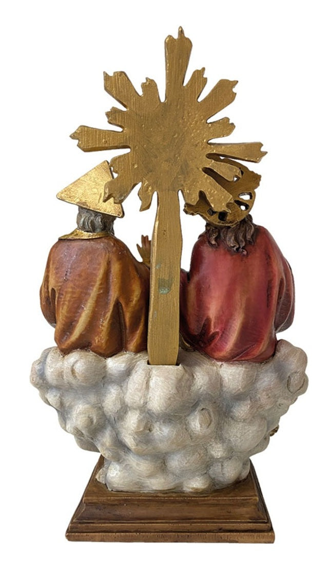 FADEDA Hlg. Dreifaltigkeit / Höhe:12 cm / handbemalt / detailgetreue Krippen Figuren - Weihnachten Tisch Dekoration Krippe Zubehör