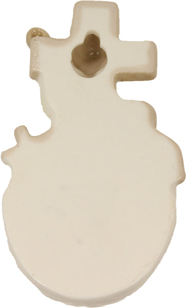 FADEDA Weihwasserkessel "Guter Hirte"  / Höhe:13 cm / handbemalt / detailgetreue Krippen Figuren - Weihnachten Tisch Dekoration Krippe Zubehör