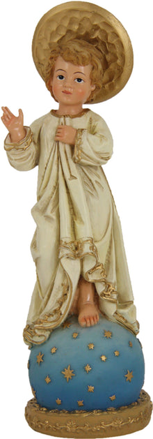 FADEDA Jesukind auf Kugel  / Höhe:15 cm / handbemalt / detailgetreue Krippen Figuren - Weihnachten Tisch Dekoration Krippe Zubehör