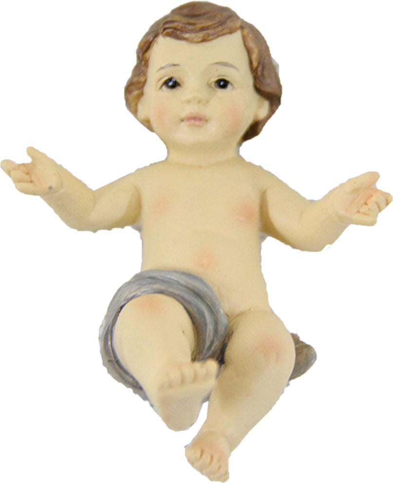 FADEDA Jesuskind lose  / Höhe:5 cm / handbemalt / detailgetreue Krippen Figuren - Weihnachten Tisch Dekoration Krippe Zubehör