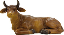 FADEDA Ochse  / Höhe:26 cm / handbemalt / detailgetreue Krippen Figuren - Weihnachten Tisch Dekoration Krippe Zubehör