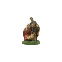 FADEDA Krippenblock, Hlg. Familie  / Höhe:5 cm / handbemalt / detailgetreue Krippen Figuren - Weihnachten Tisch Dekoration Krippe Zubehör