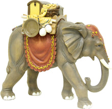 FADEDA Elefant   / Höhe:20 cm / handbemalt / detailgetreue Krippen Figuren - Weihnachten Tisch Dekoration Krippe Zubehör