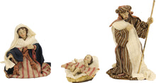 3x FADEDA Hlg. Familie, orientalisch   / Höhe:13 cm / handbemalt / detailgetreue Krippen Figuren - Weihnachten Tisch Dekoration Krippe Zubehör