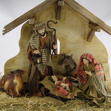 3x FADEDA Hlg. Familie, orientalisch   / Höhe:30 cm / handbemalt / detailgetreue Krippen Figuren - Weihnachten Tisch Dekoration Krippe Zubehör
