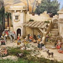 12x FADEDA Johannes-Krippenfiguren   / Höhe:10 cm / handbemalt / detailgetreue Krippen Figuren - Weihnachten Tisch Dekoration Krippe Zubehör
