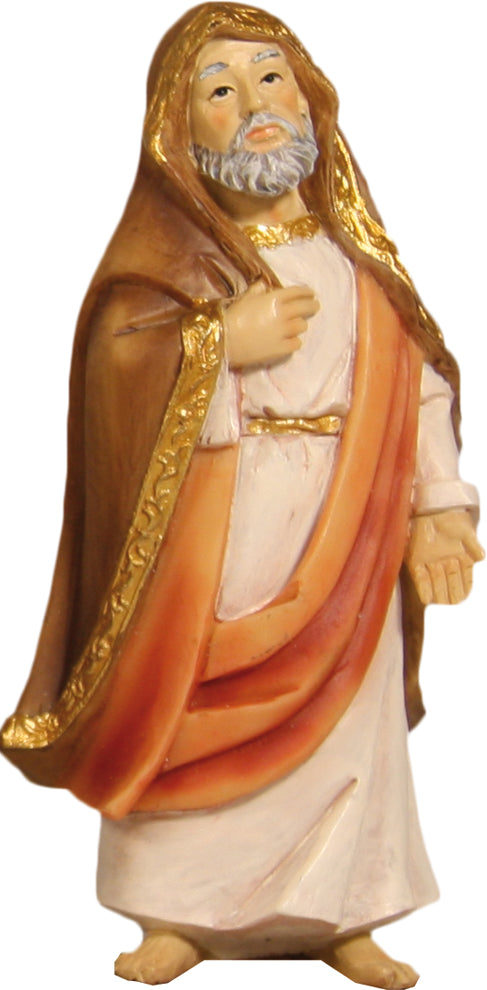 FADEDA Tempelpriester   / Höhe:7 cm / handbemalt / detailgetreue Krippen Figuren - Weihnachten Tisch Dekoration Krippe Zubehör