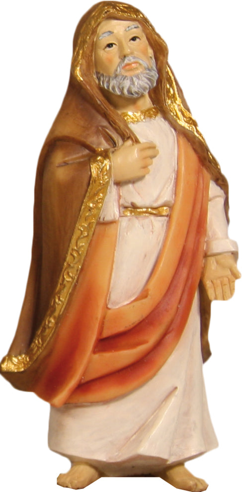 FADEDA Tempelpriester   / Höhe:11 cm / handbemalt / detailgetreue Krippen Figuren - Weihnachten Tisch Dekoration Krippe Zubehör