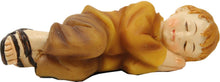 FADEDA Schlafender Junge   / Höhe:10 cm / handbemalt / detailgetreue Krippen Figuren - Weihnachten Tisch Dekoration Krippe Zubehör