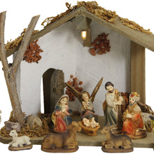 11x FADEDA Markus-Krippenfiguren   / Höhe:5 cm / handbemalt / detailgetreue Krippen Figuren - Weihnachten Tisch Dekoration Krippe Zubehör