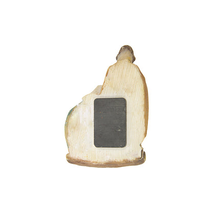 FADEDA Krippenblock, Hlg. Familie, mit Magnet   / Höhe:8 cm / handbemalt / detailgetreue Krippen Figuren - Weihnachten Tisch Dekoration Krippe Zubehör