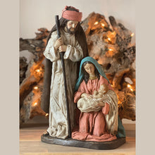 FADEDA Hlg. Familie, Krippenblock   / Höhe:45 cm / handbemalt / detailgetreue Krippen Figuren - Weihnachten Tisch Dekoration Krippe Zubehör