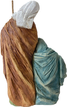 FADEDA Hlg. Familie, Krippenblock   / Höhe:20 cm / handbemalt / detailgetreue Krippen Figuren - Weihnachten Tisch Dekoration Krippe Zubehör