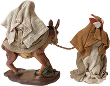 2x FADEDA Flucht   / Höhe:16 cm / handbemalt / detailgetreue Krippen Figuren - Weihnachten Tisch Dekoration Krippe Zubehör