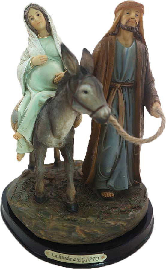 FADEDA Herbergssuche   / Höhe:20 cm / handbemalt / detailgetreue Krippen Figuren - Weihnachten Tisch Dekoration Krippe Zubehör