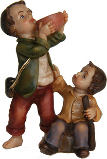 FADEDA Kinder   / Höhe:11 cm / handbemalt / detailgetreue Krippen Figuren - Weihnachten Tisch Dekoration Krippe Zubehör