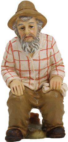 FADEDA Cagones   / Höhe:ca. 9cm da sitzt, geeignet für 11cm Höhe Figuren / handbemalt / detailgetreue Krippen Figuren - Weihnachten Tisch Dekoration Krippe Zubehör