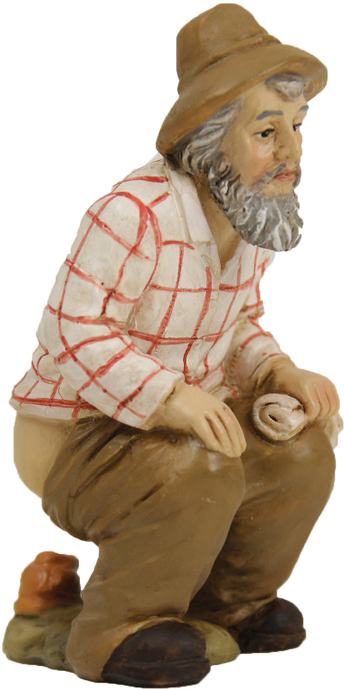 FADEDA Cagones   / Höhe:ca. 9cm da sitzt, geeignet für 11cm Höhe Figuren / handbemalt / detailgetreue Krippen Figuren - Weihnachten Tisch Dekoration Krippe Zubehör