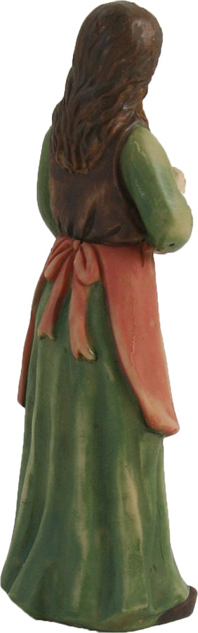 FADEDA Magd für Butterfass   / Höhe:11 cm / handbemalt / detailgetreue Krippen Figuren - Weihnachten Tisch Dekoration Krippe Zubehör
