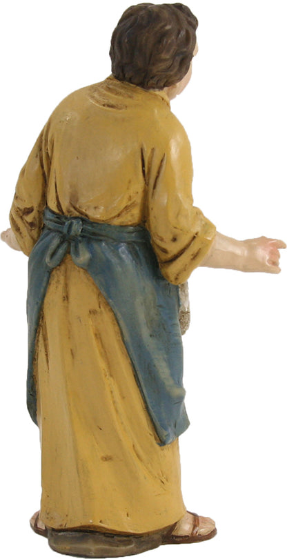 FADEDA Marktschreier   / Höhe:9 cm / handbemalt / detailgetreue Krippen Figuren - Weihnachten Tisch Dekoration Krippe Zubehör