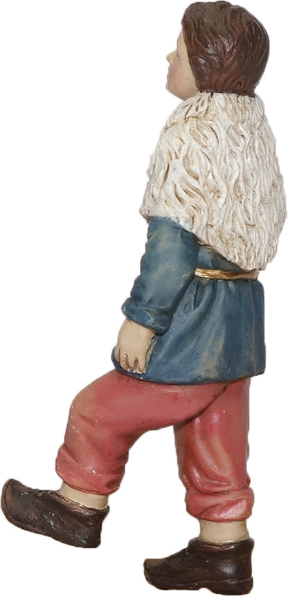 FADEDA Treppensteiger   / Höhe:9 cm / handbemalt / detailgetreue Krippen Figuren - Weihnachten Tisch Dekoration Krippe Zubehör