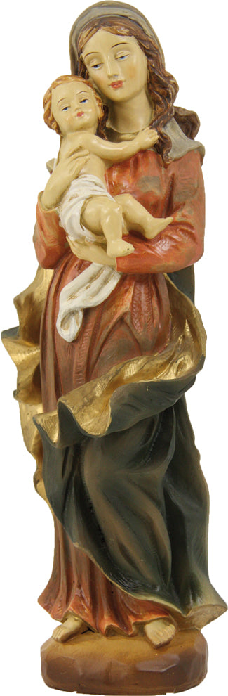 FADEDA Madonna mit Kind rechts   / Höhe:52 cm / handbemalt / detailgetreue Krippen Figuren - Weihnachten Tisch Dekoration Krippe Zubehör