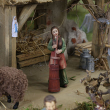 FADEDA Madonna betend   / Höhe:4 cm / handbemalt / detailgetreue Krippen Figuren - Weihnachten Tisch Dekoration Krippe Zubehör
