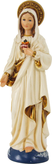 FADEDA Herz-Maria   / Höhe:21 cm / handbemalt / detailgetreue Krippen Figuren - Weihnachten Tisch Dekoration Krippe Zubehör