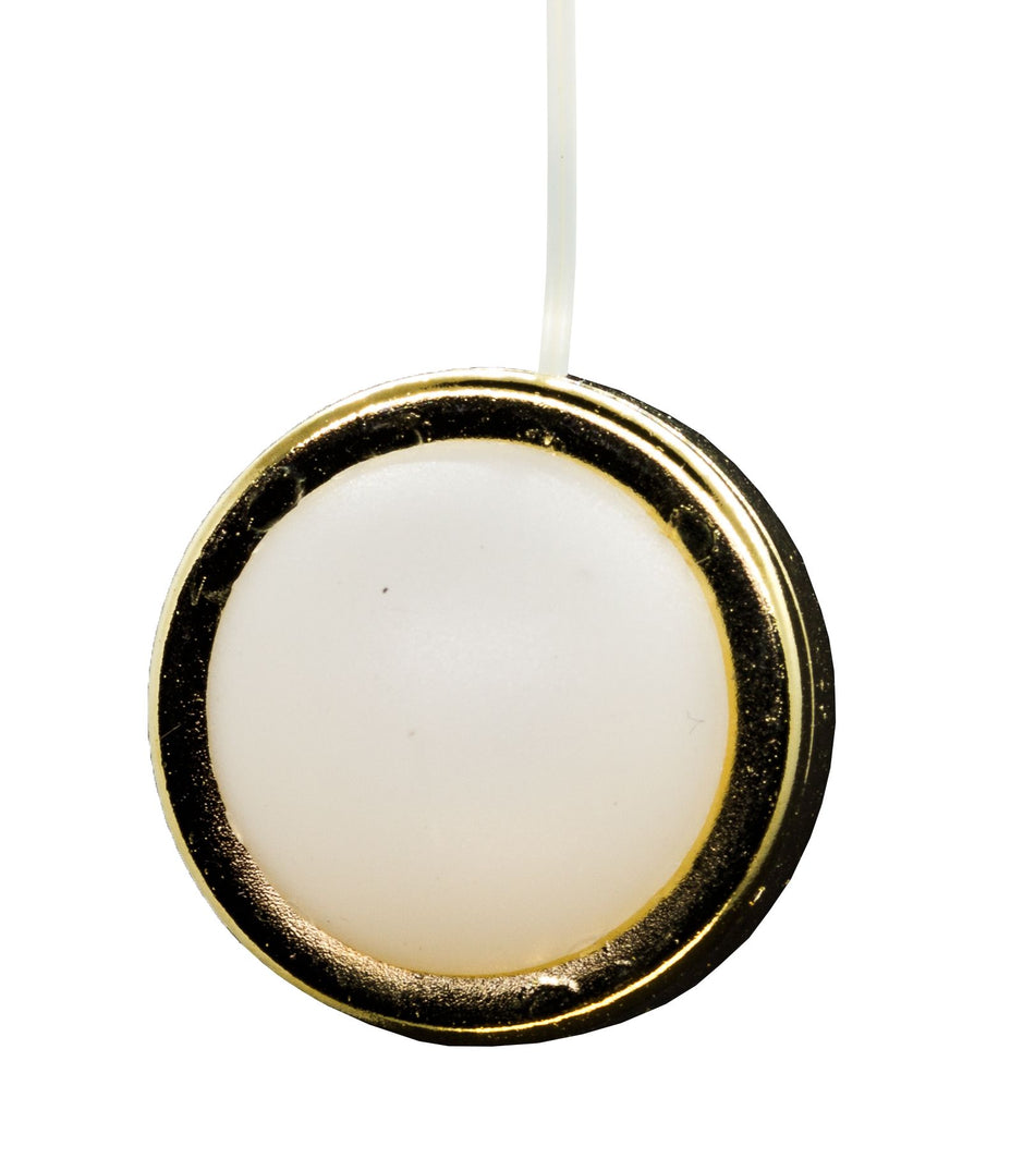 FADEDA Wand- und Deckenleuchte gold 3,5 V , LxBxH in mm: 25x25x15. Für Krippen, Miniatur-, Hobby- und Modellbau, Puppenhauszubehör u. Modelleisenbahn.