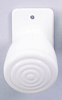 FADEDA Wandlampe Kunststoff weiß, LxBxH in mm: 30x25x40. Für Krippen, Miniatur-, Hobby- und Modellbau, Puppenhauszubehör u. Modelleisenbahn.