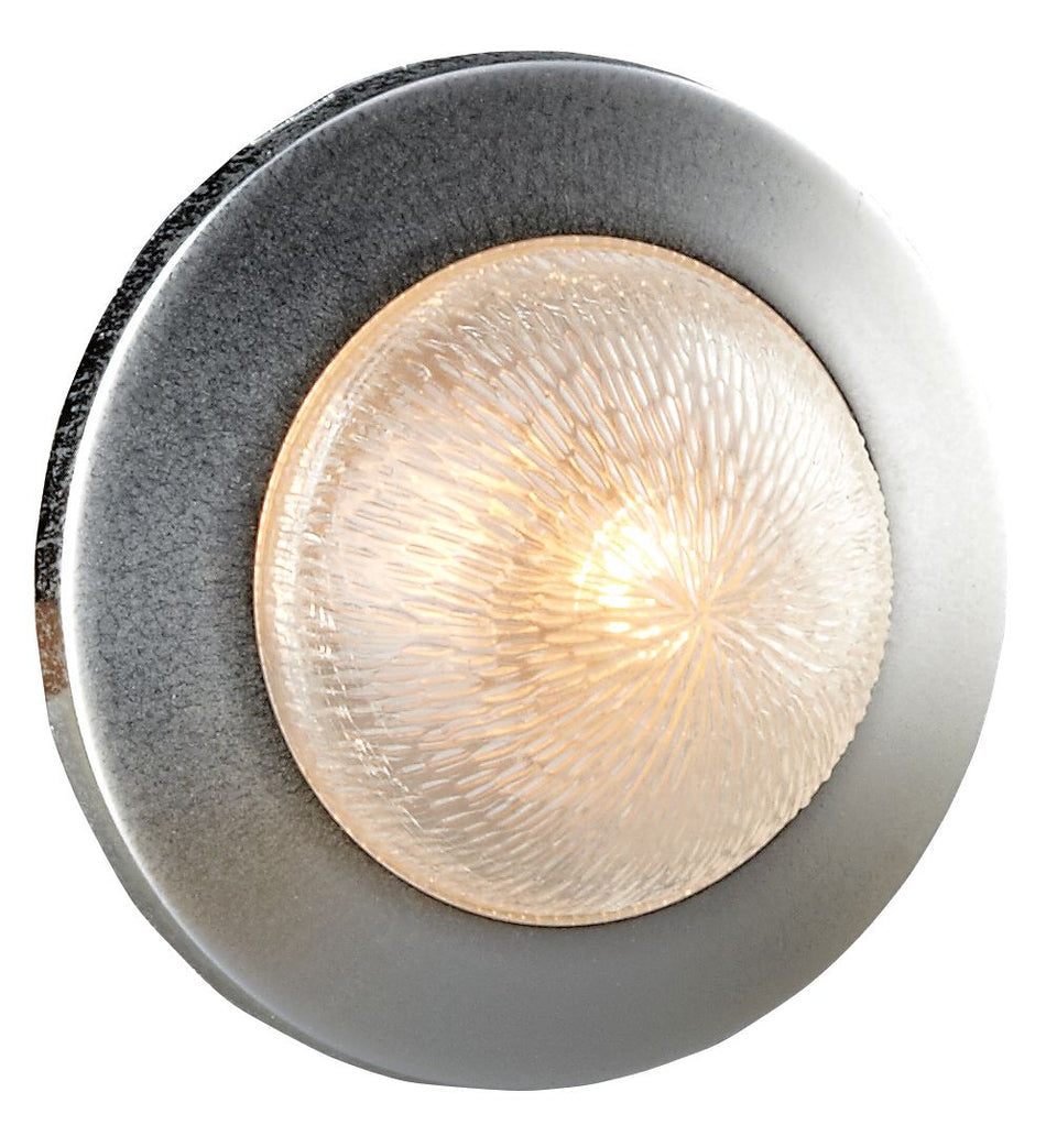 FADEDA Wandlampe mattsilber LED, LxBxH in mm: 28x28x50. Für Krippen, Miniatur-, Hobby- und Modellbau, Puppenhauszubehör u. Modelleisenbahn.